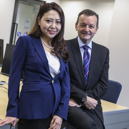 Shirley Fu (left), principal at SF Lawyers and Stuart Fuller, head of KPMG Law. Photo: Sam Tsang