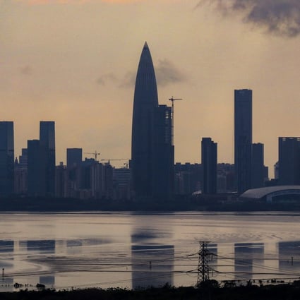 A view of the Shenzhen skyline. A new bankruptcy court in the southern Chinese city could help officials trace assets of bankrupt businesses in the mainland which have been transferred to Hong Kong. Photo: Roy Issa