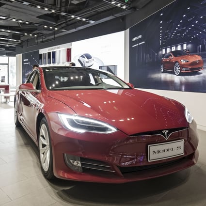 Tesla will replace airbags of some 14,000 Model S cars in China starting in April. Photo: Bloomberg