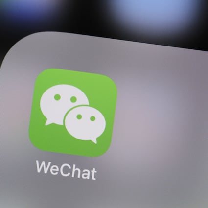 The WeChat messaging application - has it peaked? How will Tencent keep growing its user base? Photo: Bloomberg
