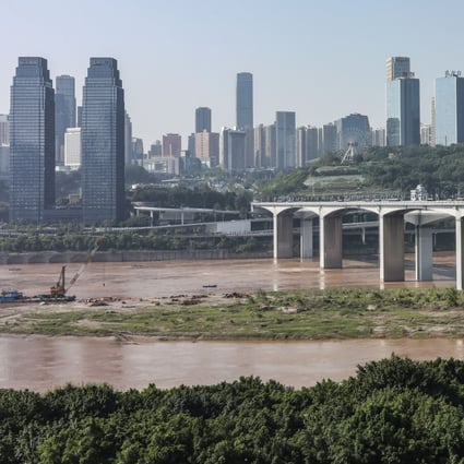 A view of downtown Chongqing. The rise and fall of the city’s economy offers a micro view of China’s painful process of rebalancing its economy. Photo: Simon Song