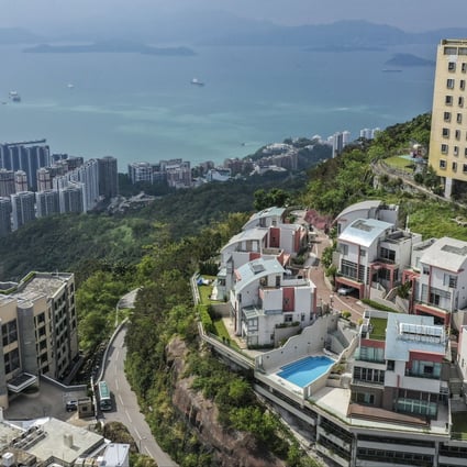Luxury apartments and residential buildings at Mount Kellett Road, on Hong Kong’s exclusive The Peak. Photo: Roy Issa