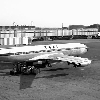 The BOAC Boeing 707 Registration G-APFE, in 1962, that would go on to crash near Mount Fuji, en route from Tokyo to Hong Kong on March 5, 1966. Picture: Jon Proctor