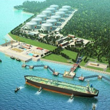Myanmar scaled back the Chinese-backed Kyaukpyu port construction project over concerns about taking on too much debt. Photo: Handout