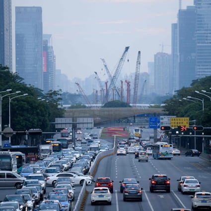 Shenzhen’s gross domestic product increased by 7.5 per cent to about 2.4 trillion yuan (US$352.71 billion) in 2018, having targeted a growth of 8 per cent. Photo: AFP
