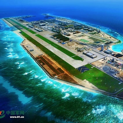 A maritime rescue centre has been added to the facilities on the artificial island of Fiery Cross Reef, according to China’s Ministry of Transport. Photo: People’s Daily