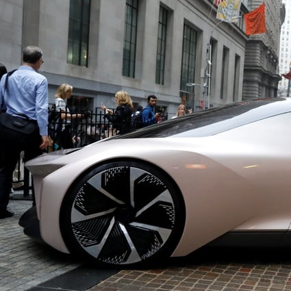 Chinese electric vehicle company Nio makes a big impression on Wall Street as it joins the New York Stock Exchange in September last year. Photo: Reuters