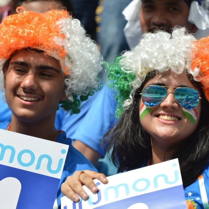 Cricket fans at a match between India and Pakistan. Photo: AFP
