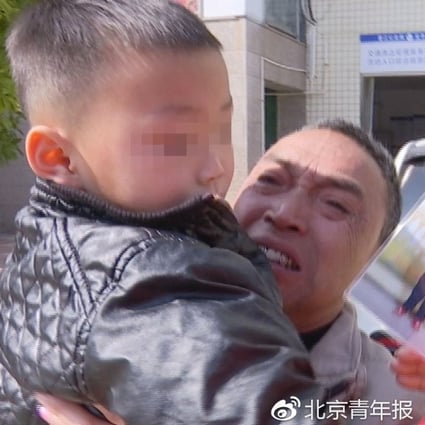 Police returned the three-year-old boy to his grandparents after recovering him from the couple who bought him in a US$17,800 deal. Photo: Guancha.cn