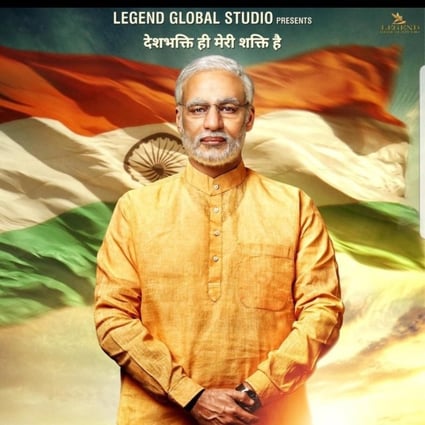 Promotional poster for the upcoming ‘PM Narendra Modi’ film featuring Vivek Oberoi. Photo: Twitter