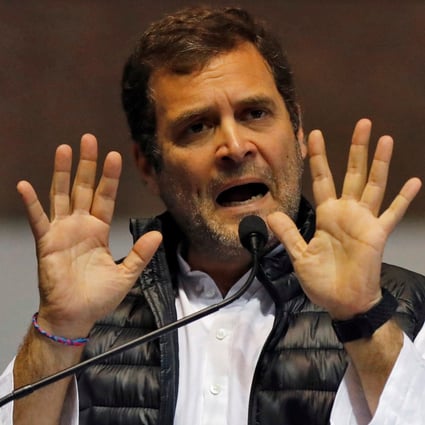 Rahul Gandhi, president of India's main opposition Congress party, has promised nothing less than to end hunger and poverty by introducing a government-funded universal basic income for the country’s rural poor. Photo: Reuters