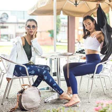 Fitness influencer Giselle Hou (right) shares tips and insights on healthy eating habits and lifestyles with her friend Weiya Zhang (left) on a popular vlog in China.
