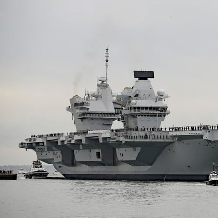 British aircraft carrier HMS Queen Elizabeth will be deployed to the Pacific. Photo: AP