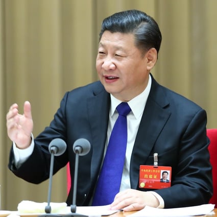 The Xuexi Qiangguo app serves as a news aggregation platform for articles, short video clips and documentaries about President Xi Jinping’s political philosophy. Photo: Xinhua