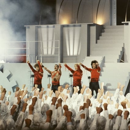 A scene from the Radio Ga Ga music video by Queen. Picture: Alamy