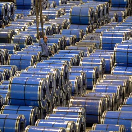 China increased its total steel production massively in 2018, from 831.7 million metric tonnes to 928.3 million metric tonnes, almost half the world’s total. Photo: Reuters