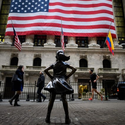 The New York Stock Exchange. Investors’ mounting concerns about America’s economy stem more from confusion than anything else. For every major piece of negative data, there is at least one other indicator suggesting growth is holding up. Photo: AFP