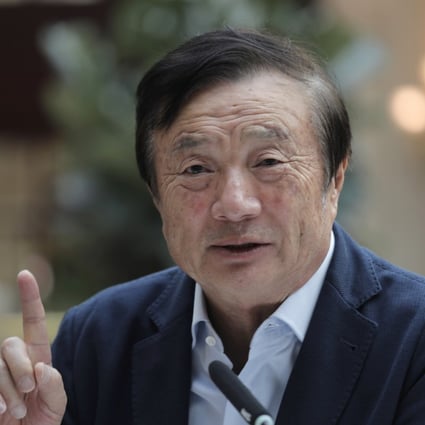 Ren Zhengfei, the founder and chief executive of Huawei Technologies, gestures during a round table meeting with the media in Shenzhen on January 15, 2019. Photo: AP
