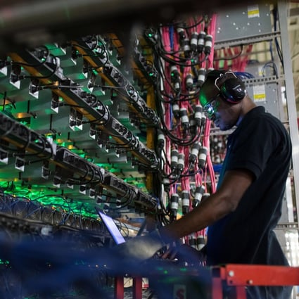 Bitcoin miners can only increase bitcoin share in a market where there is only a finite supply of them, about 1,800 bitcoin per day. Photo: Bloomberg