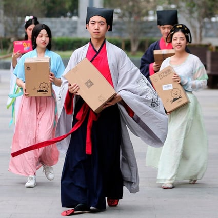 Hanfu enthusiasts in Nanjing, China. Picture: Alamy