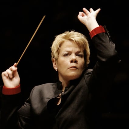 Marin Alsop conducts the São Paulo Symphony Orchestra in the opening concert of the 2019 Hong Kong Arts Festival at the Cultural Centre Concert Hall in Tsim Sha Tsui. Photo: Grant Leighton