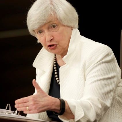 Former US Federal Reserve chair Janet Yellen says central banks need to be able to use all policy levers, including exchange rates, to meet domestic economic needs. Photo: Reuters