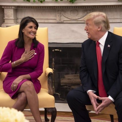 A group set up by Nikki Haley, a former US ambassador to the United Nations, has desribed China as the biggest foreign threat to America. Photo: Washington Post