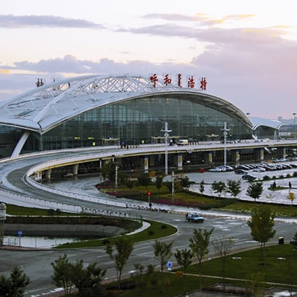 The new airport in Hohhot plans to accommodate 28 million passengers a year by 2030, an ambitious target since the existing airport handled only 12 million passengers in 2018, and the total population of Inner Mongolia is only 25 million. Photo: Handout