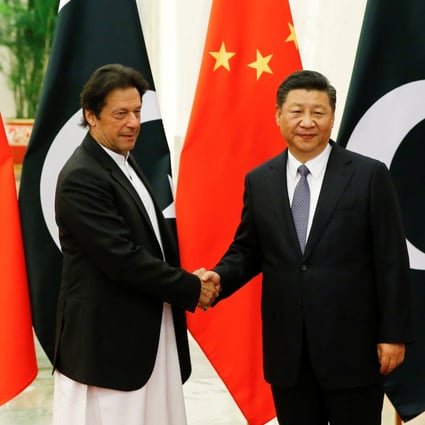 Pakistani Prime Minister Imran Khan with Chinese President Xi Jinping. Photo: Reuters