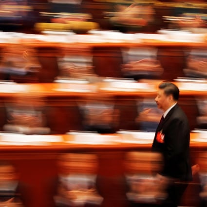 Traders will be listening for stock-moving policy steps out of this week’s ‘two sessions’ gathering. Here, Chinese President Xi Jinping walks to deliver his speech at the National People's Congress in Beijing on March 20, 2018. Photo: Reuters
