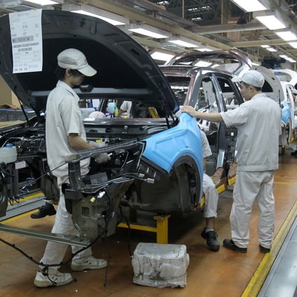 The global car supply chain is long and complex, with many parts are made in China before then being sent to other countries for assembly into finished cars. Photo: Handout