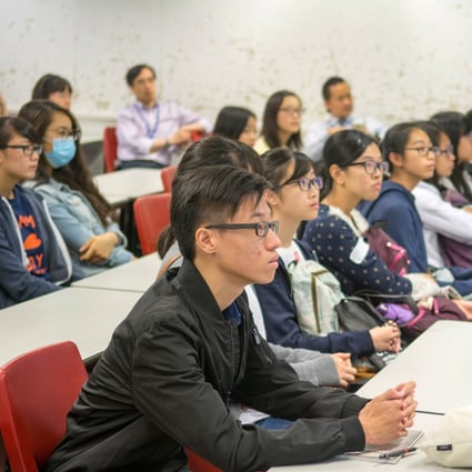 Students attend a lecture at the University of Hong Kong. Picture: Shutterstock