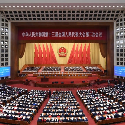 China’s draft foreign investment law will be debated for a full day on Sunday during the National People’s Congress in Beijing. Photo: Xinhua