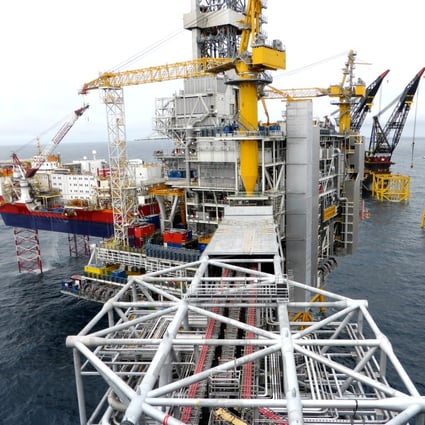 Equinor's oil platform in the Johan Sverdrup oilfield in the North Sea, Norway. Photo: Reuters