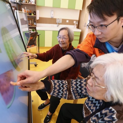 Hong Kong’s elderly care homes face a severe staff shortage as the city’s population continues to age. Photo: Nora Tam