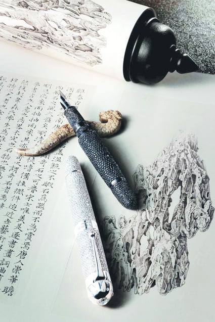 The Aurora Diamante features 1,919 De Beers diamonds making it the most expensive of a very exclusive bunch of fountain pens. Photo: Aurora