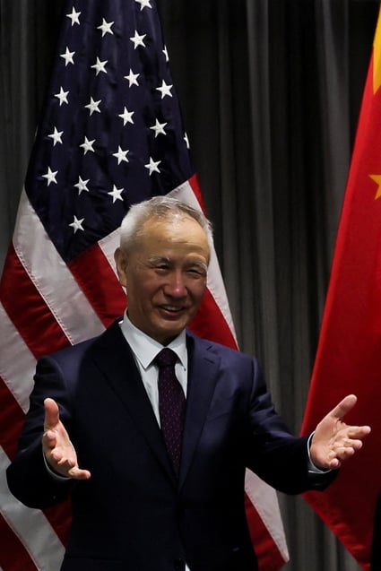 US Treasury Secretary Janet Yellen meets Chinese Vice-Premier Liu He for their first face-to-face talks in two years in Zurich, Switzerland. Photo: Reuters