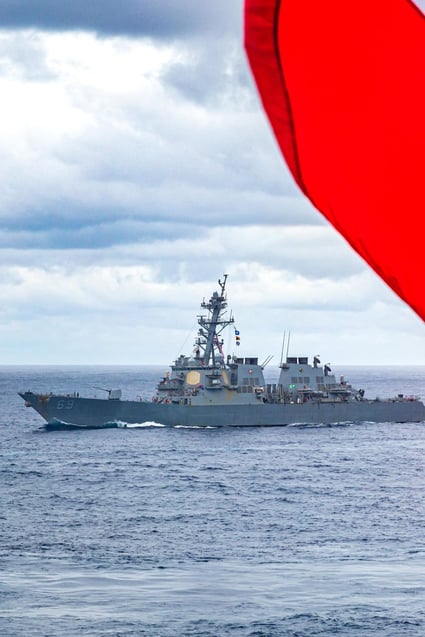 US Secretary of the Navy Carlos Del Toro says his service is open to having South Korean and Japanese shipyards assemble certain American warships. Photo: US Navy