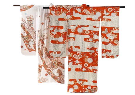An exhibition at Altfield Gallery explores how each kimono tells a story, some specific to particular occasions, seasons and festivals. Photo: courtesy of Altfield Gallery