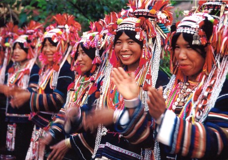 Hani Aini women in Xishuangbanna, in Chian’s Yunnan province. Picture: Li Guiyun / Thames & Hudson