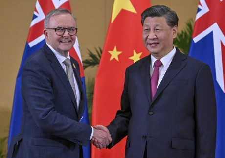 President Xi Jinping and met Australian Prime Minister Anthony Albanese last month in Indonesia. Photo: AP