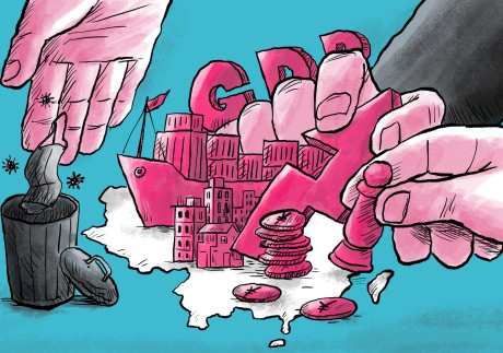 Attention has shifted to how China plans to restore business confidence and spur economic recovery amid global uncertainties. Illustration: Brian Wang
