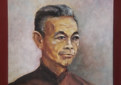 Detail from a portrait painted by Alfonso Barretto, a member of the post-war Hong Kong Art Club whose work exemplified the Hong Kong School of painting. Photo: Almada Barretto Collection