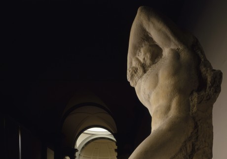 A statue on display in the Galleria dell’Accademia, Florence, Italy, home to Michelangelo’s David. Photo: Getty Images