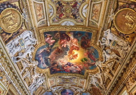 Some of the finest art in the world is above our heads, so next time you are in the lavish Apollo Gallery at The Louvre in Paris (above), do look up. The same goes for other dazzling examples of ceiling art around the world we’ve picked out. Photo: Ronan O’Connell