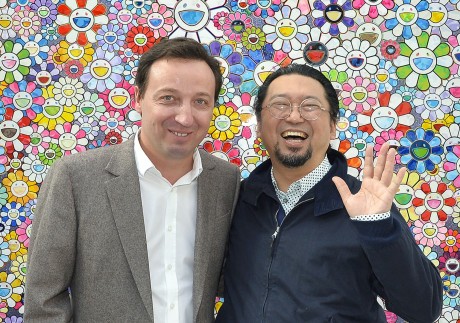 PARIS, FRANCE - OCTOBER 23: Emmanuel Perrotin and Takashi Murakami attend the Opening of the 40th Edition of the FIAC International Contemporary Art Fair at Grand Palais on October 23, 2013 in Paris, France Photo: Getty Images