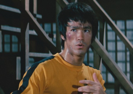 Bruce Lee in a still from Game of Death. Photo: Criterion Collection