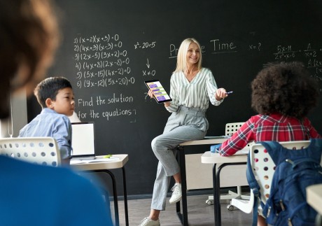 Having a mentally stimulating job, such as being a teacher (above), in midlife may help build cognitive reserve which protects you against dementia as you age. Photo: Shutterstock