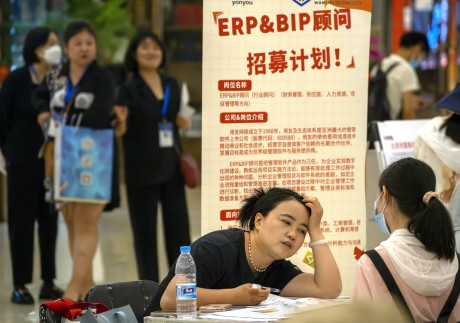 China’s limited employment prospects threaten to carry spillover effects into wider society, with recent outbursts of violence and aggression in part blamed on the bleak job market. Photo: AP