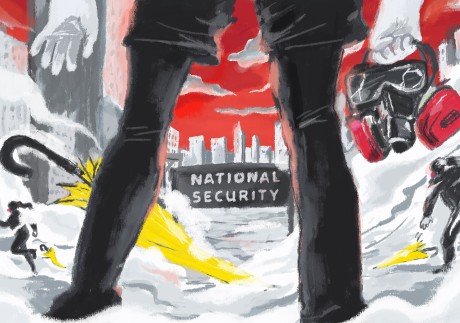 Hong Kong marks a year since the anti-government movement began. Illustration: Brian Wang